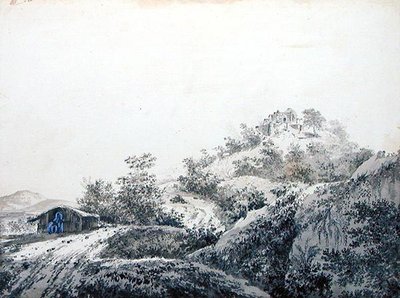 Der Pass von Sicri Gully (Sakrigali) von Bengalen, Eintritt in die Provinz Bahar von William Hodges